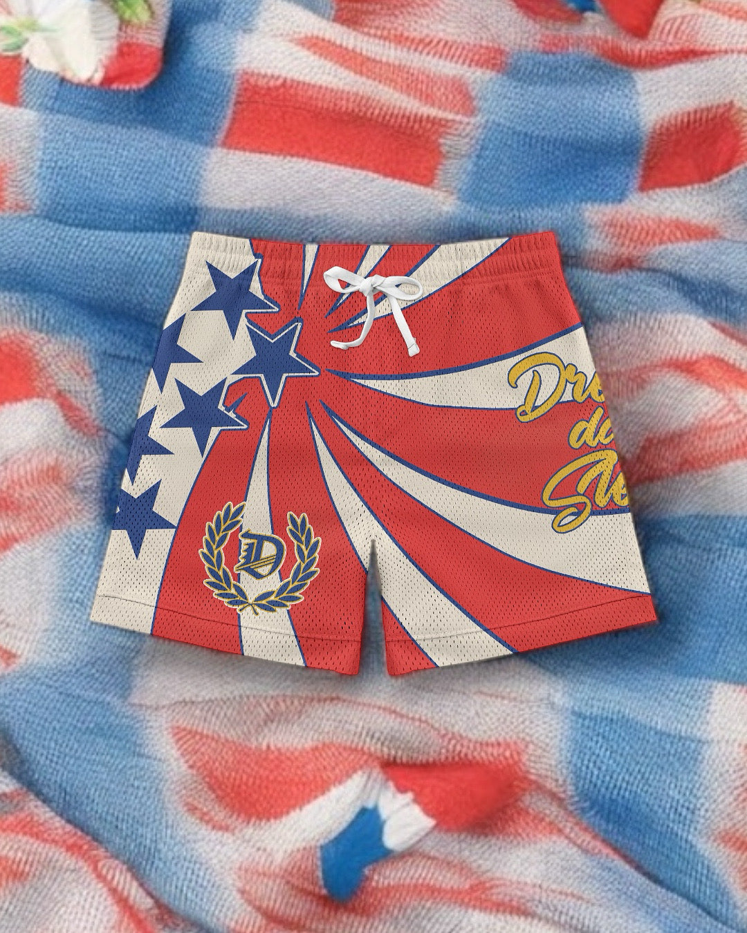 Reversible Shorts (Red/White/Blue)