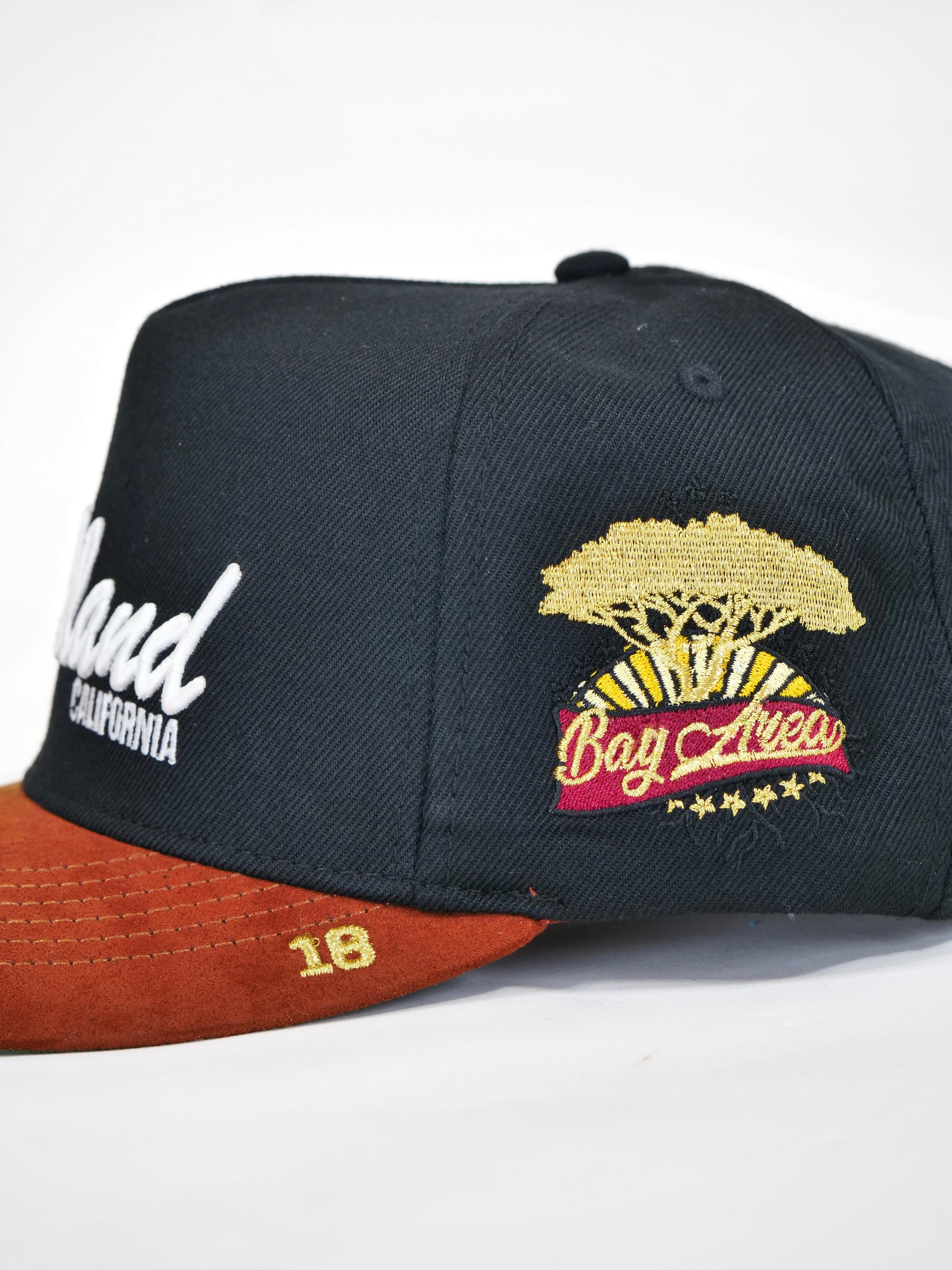 OG O: Odyssey Snapback (Black/Tan Brown)