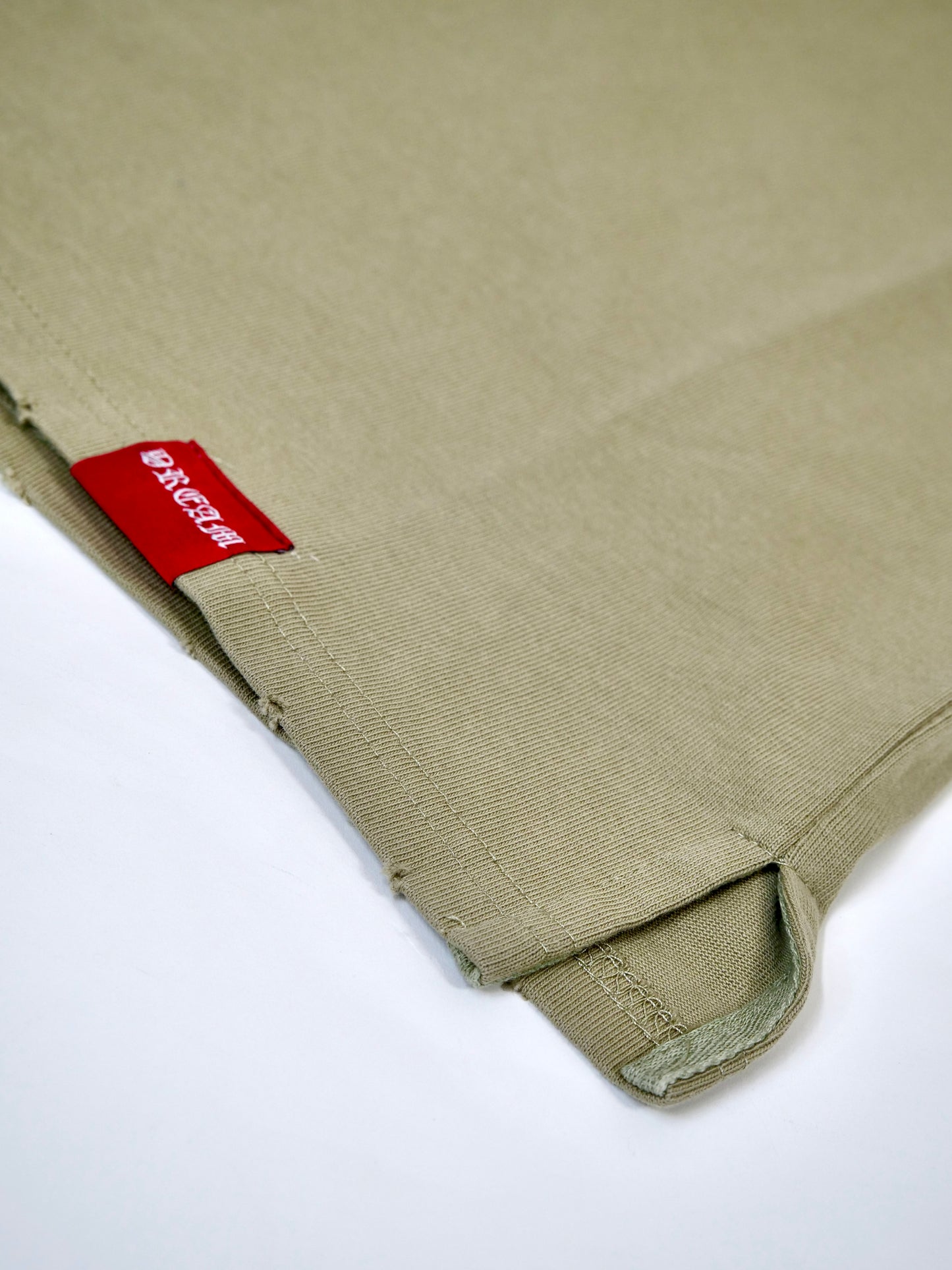 Heavyweight Drop Shoulder Tee (300+ GSM - Olive)