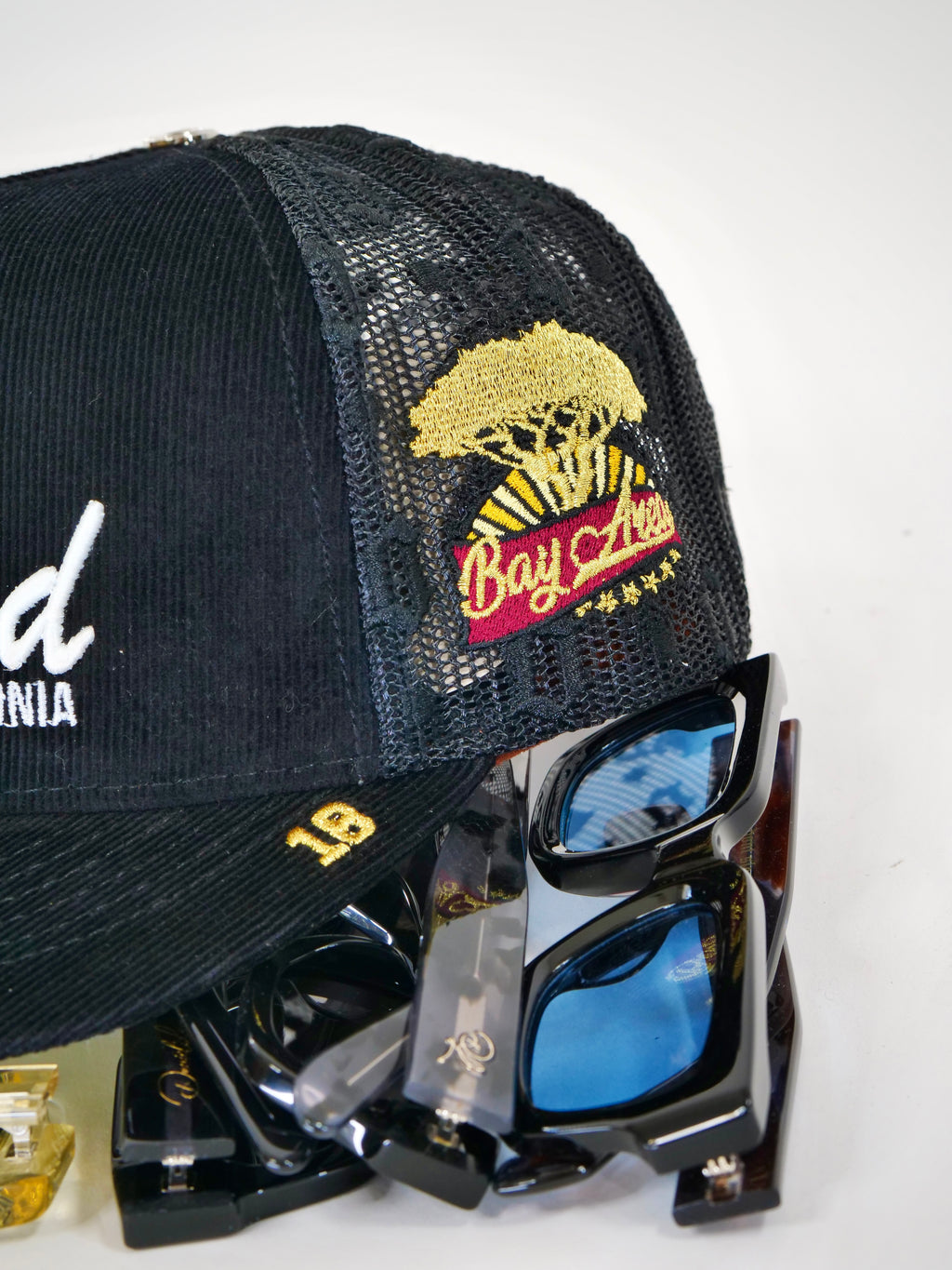 OG O: Odyssey Trucker (Black Corduroy/Mesh)