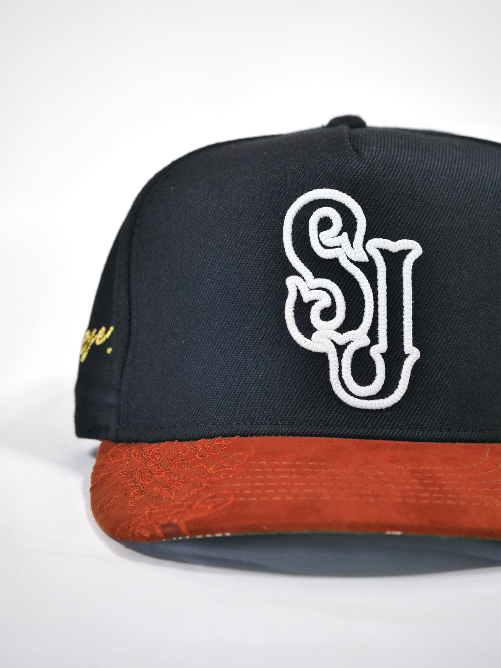 OG SJ: Self-Journey Snapback (Black/Tan Brown)