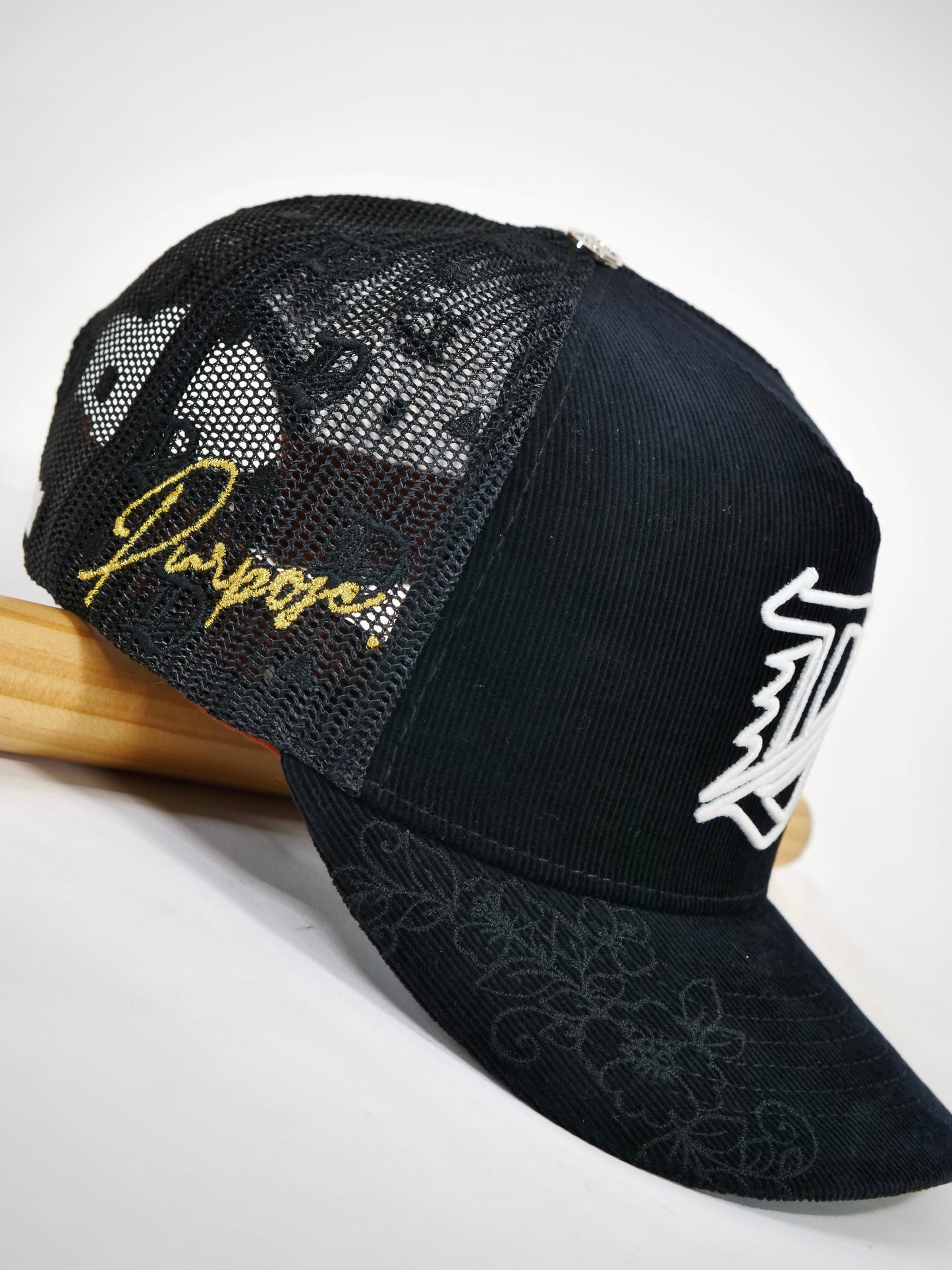 Signature Dreams Don't Sleep Trucker (Black Corduroy/Mesh)