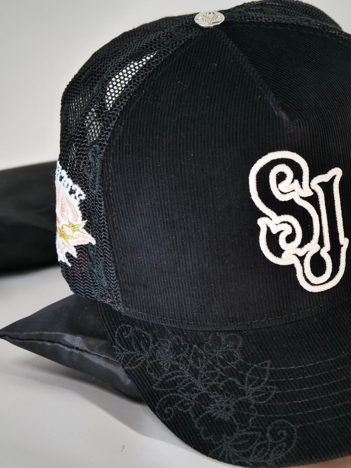 OG SJ: Cultural Roots Trucker (Black Corduroy/Mesh)