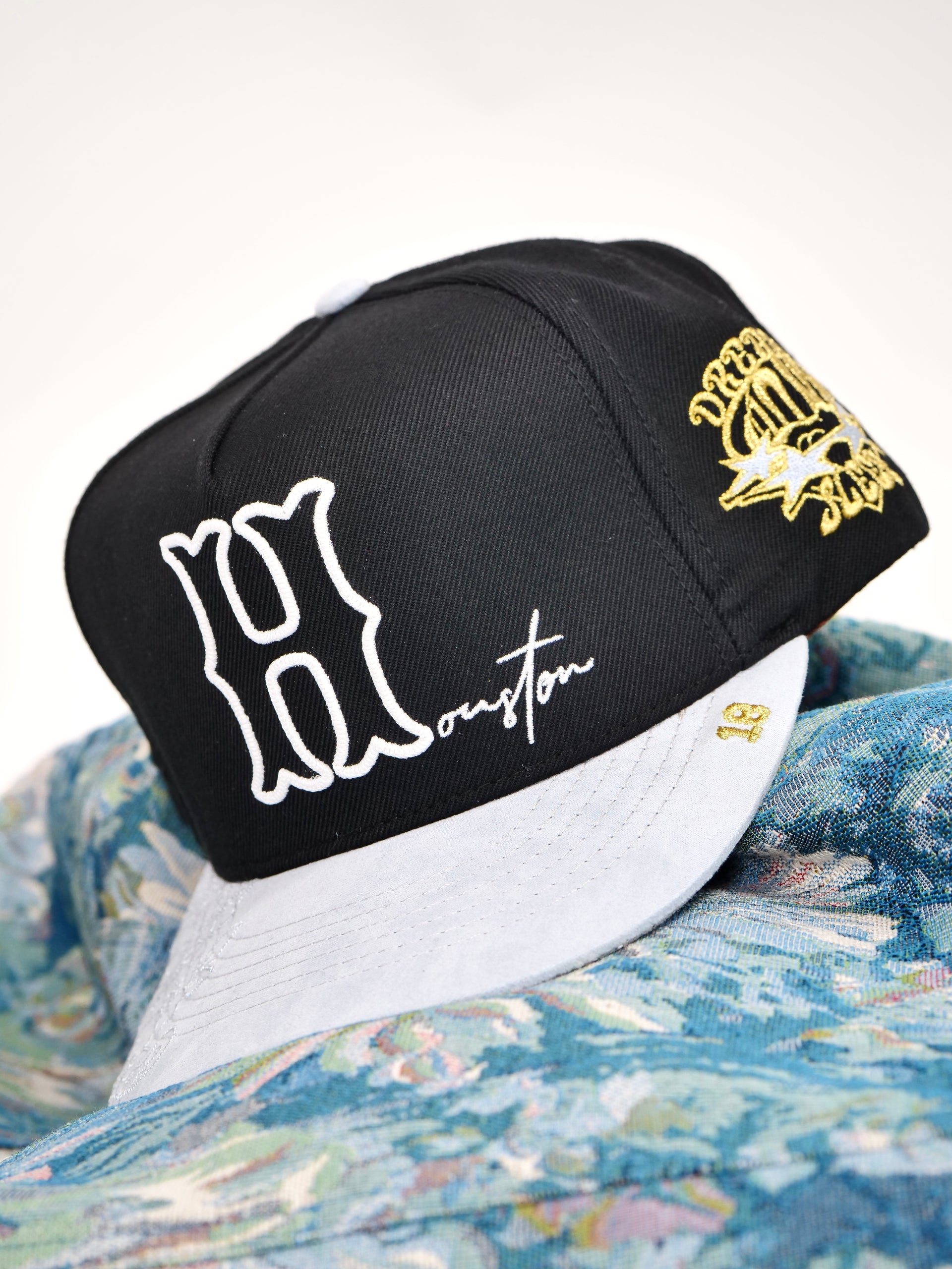 OG H-Town Snapback (Black/Powder Blue)