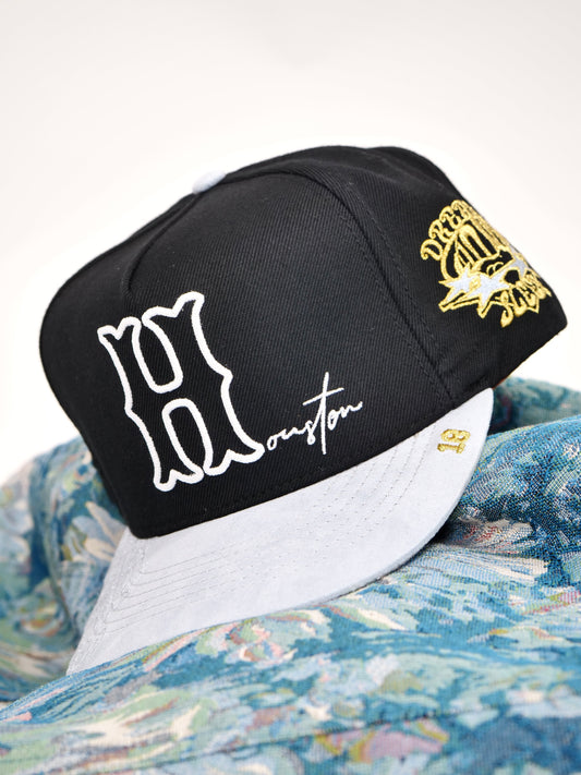 OG H-Town Snapback (Black/Powder Blue)