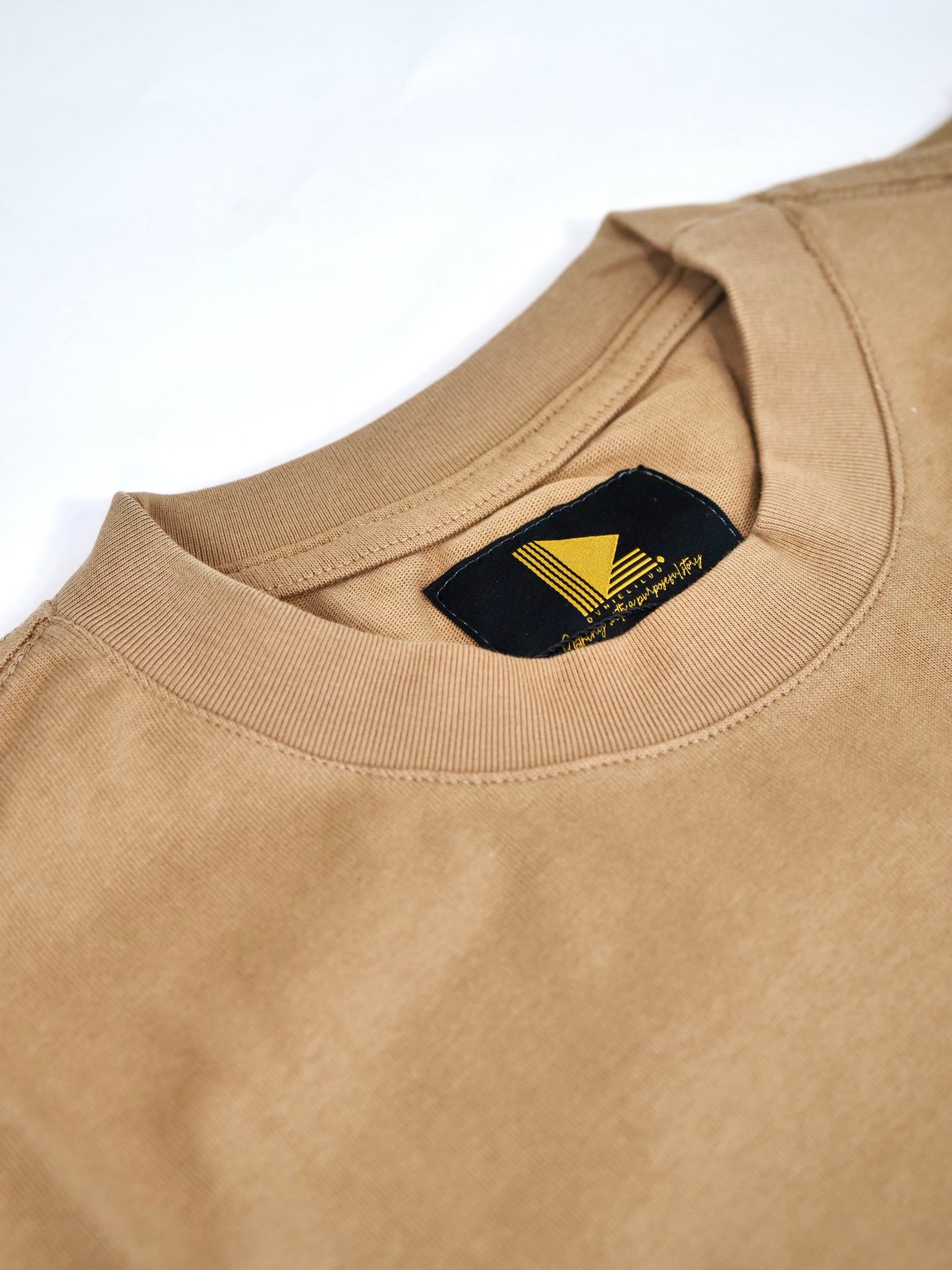 Heavyweight Drop Shoulder Tee (300+ GSM - Camel)