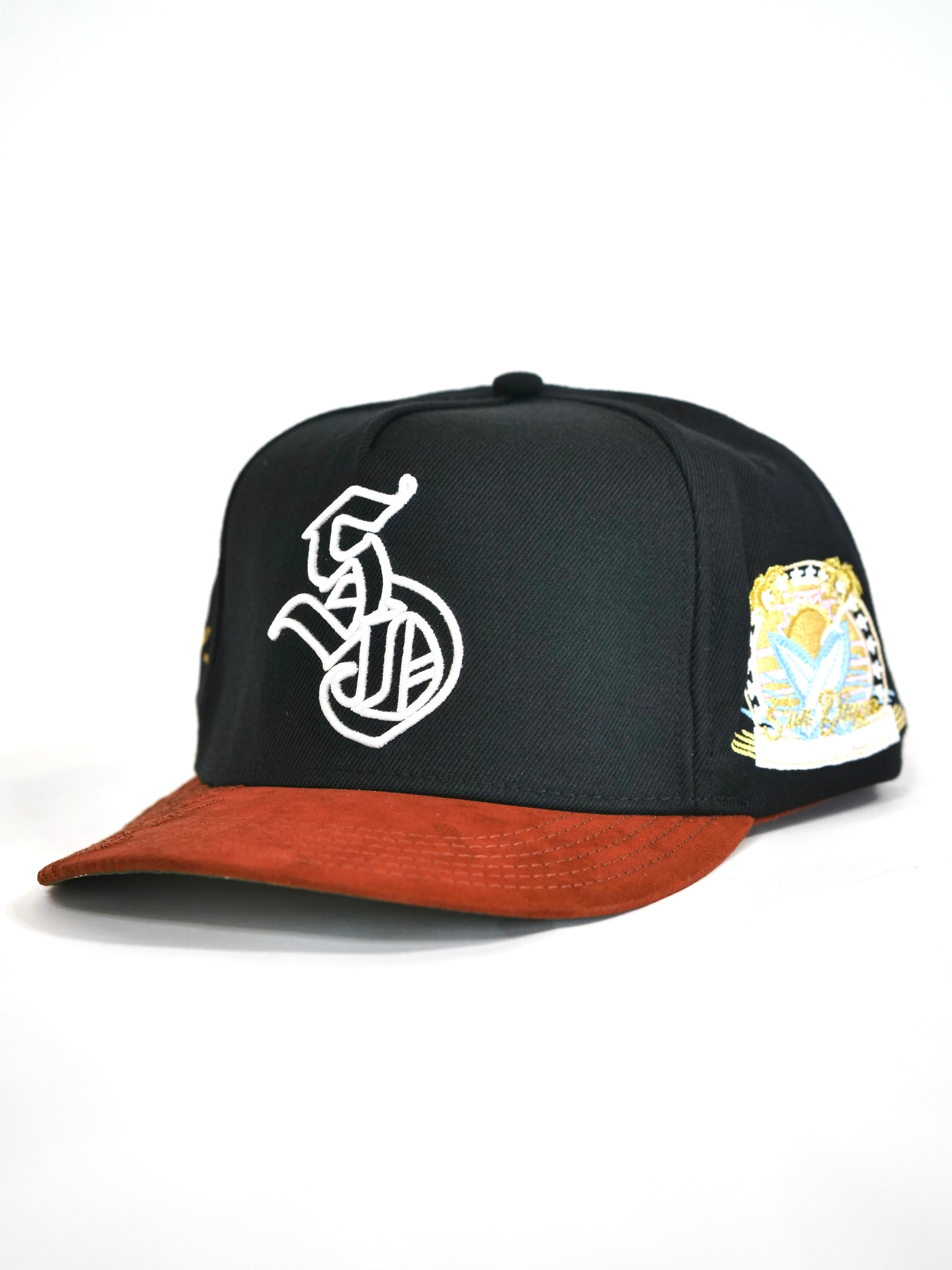 OG San Diego Snapback (Black/Tan Brown)