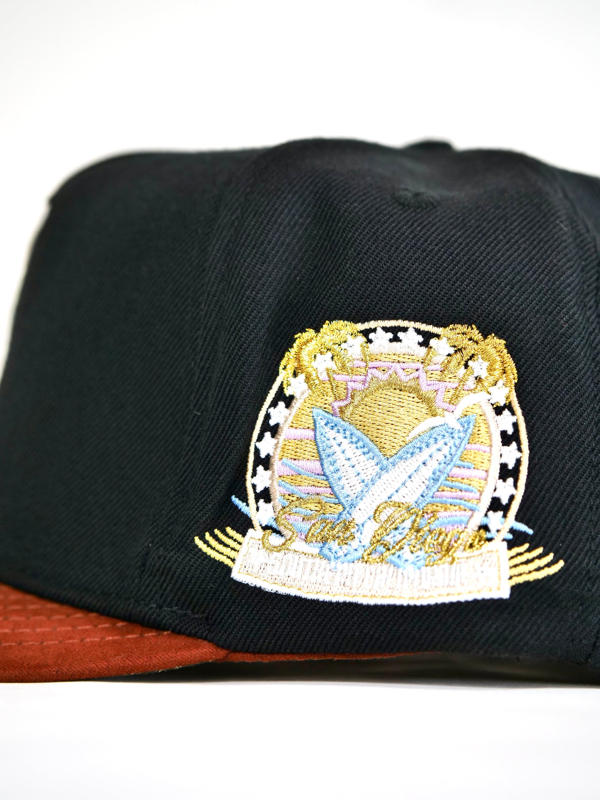 OG San Diego Snapback (Black/Tan Brown)