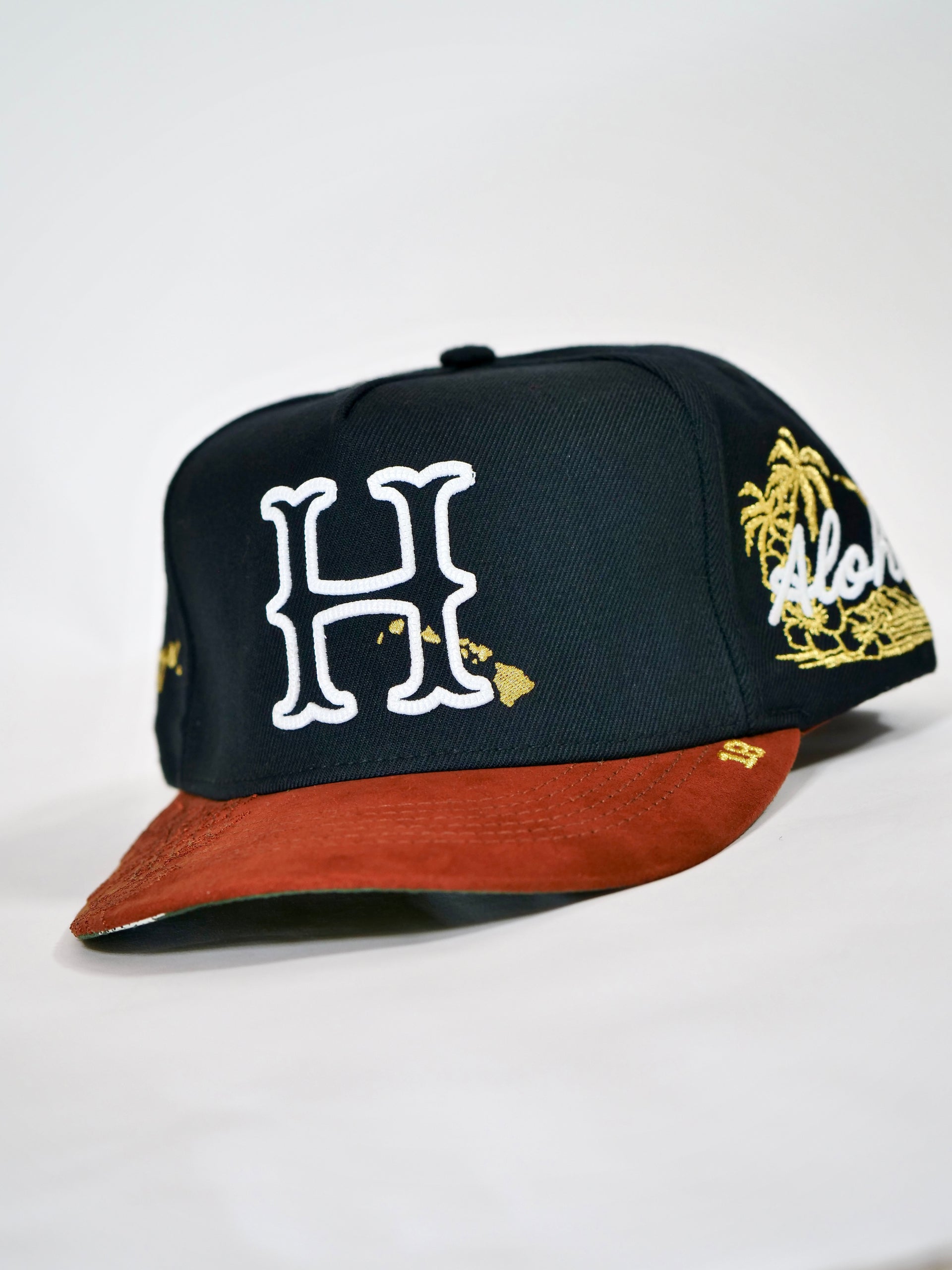 OG Hawai'i Snapback (Black/Tan)