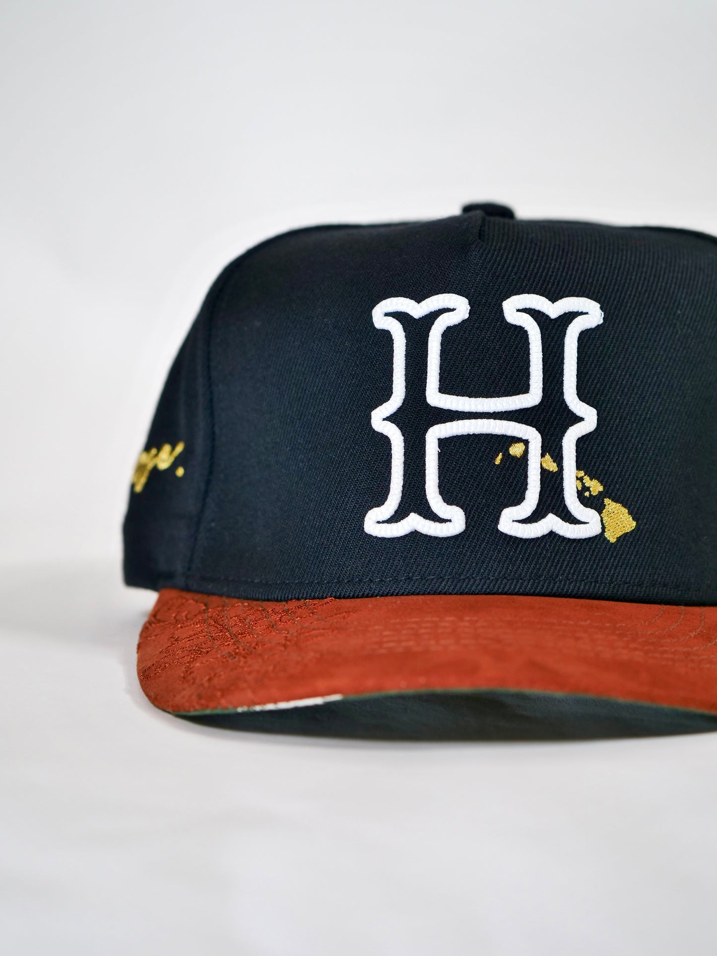 OG Hawai'i Snapback (Black/Tan)