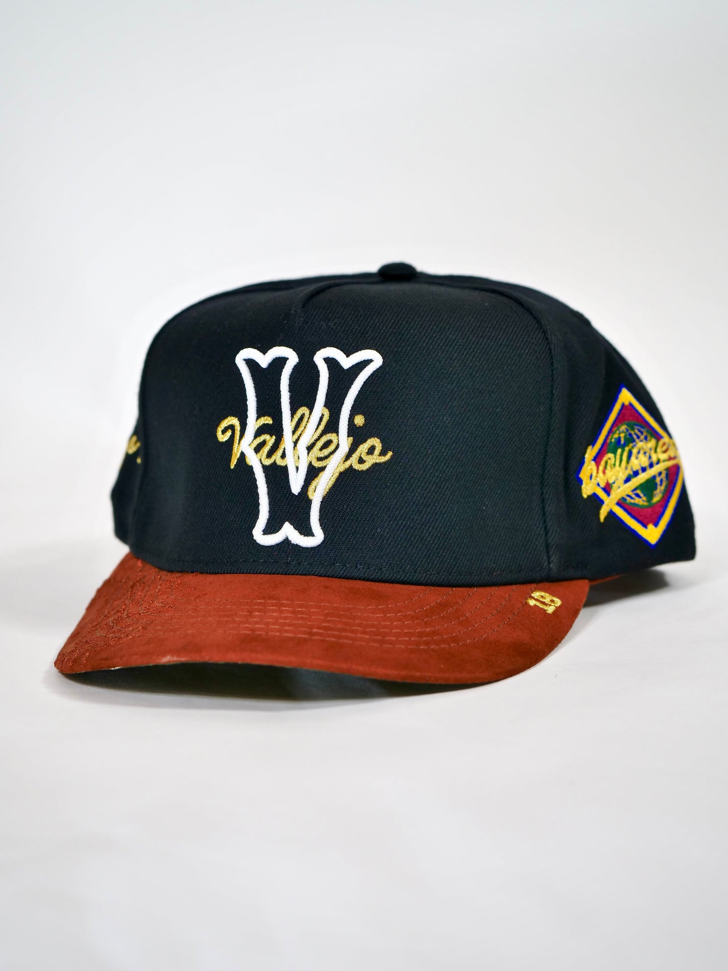 OG The V Snapback (Black/Tan)