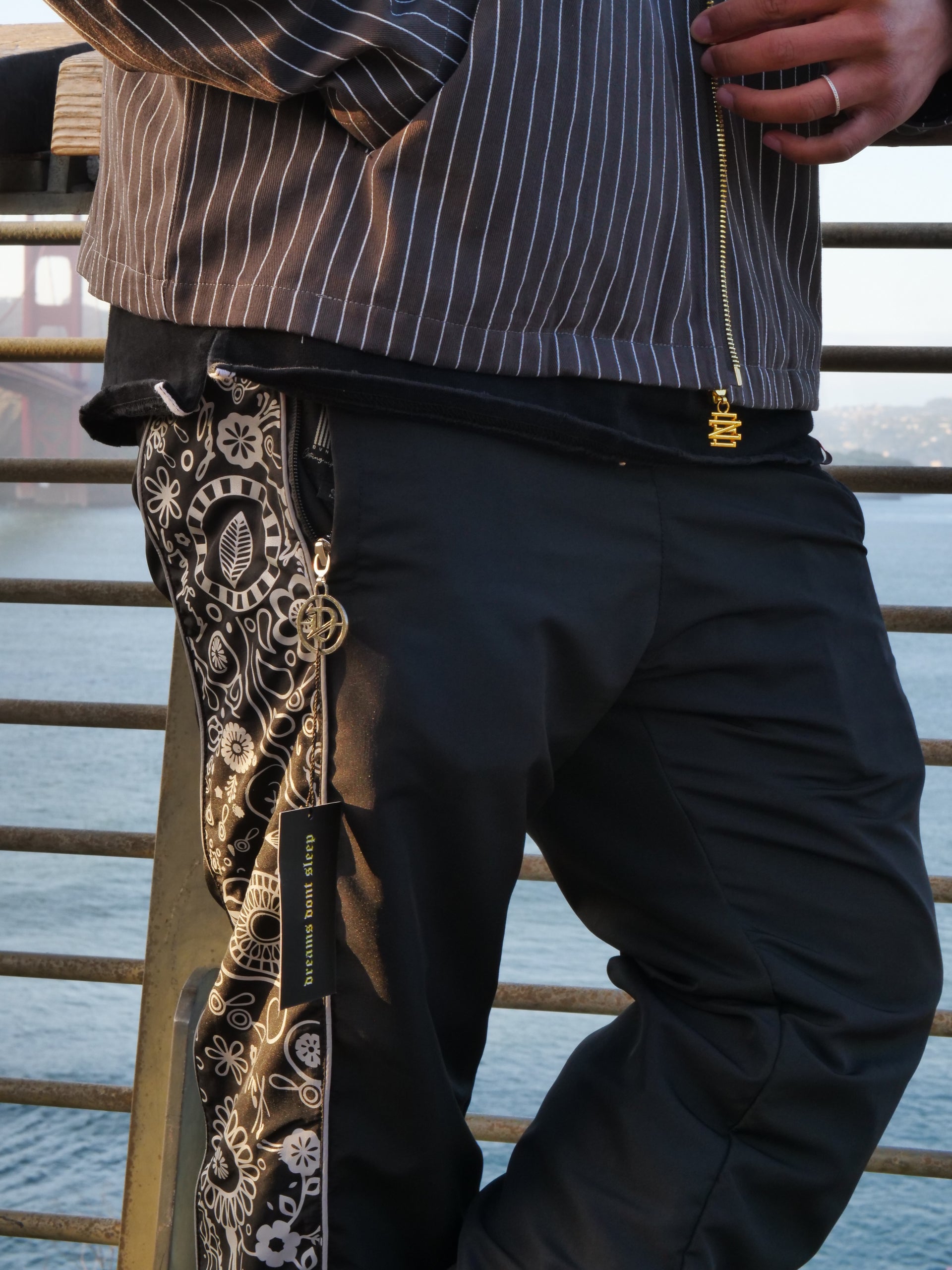 Reversible Nylon/Mesh Pants (3M Black)