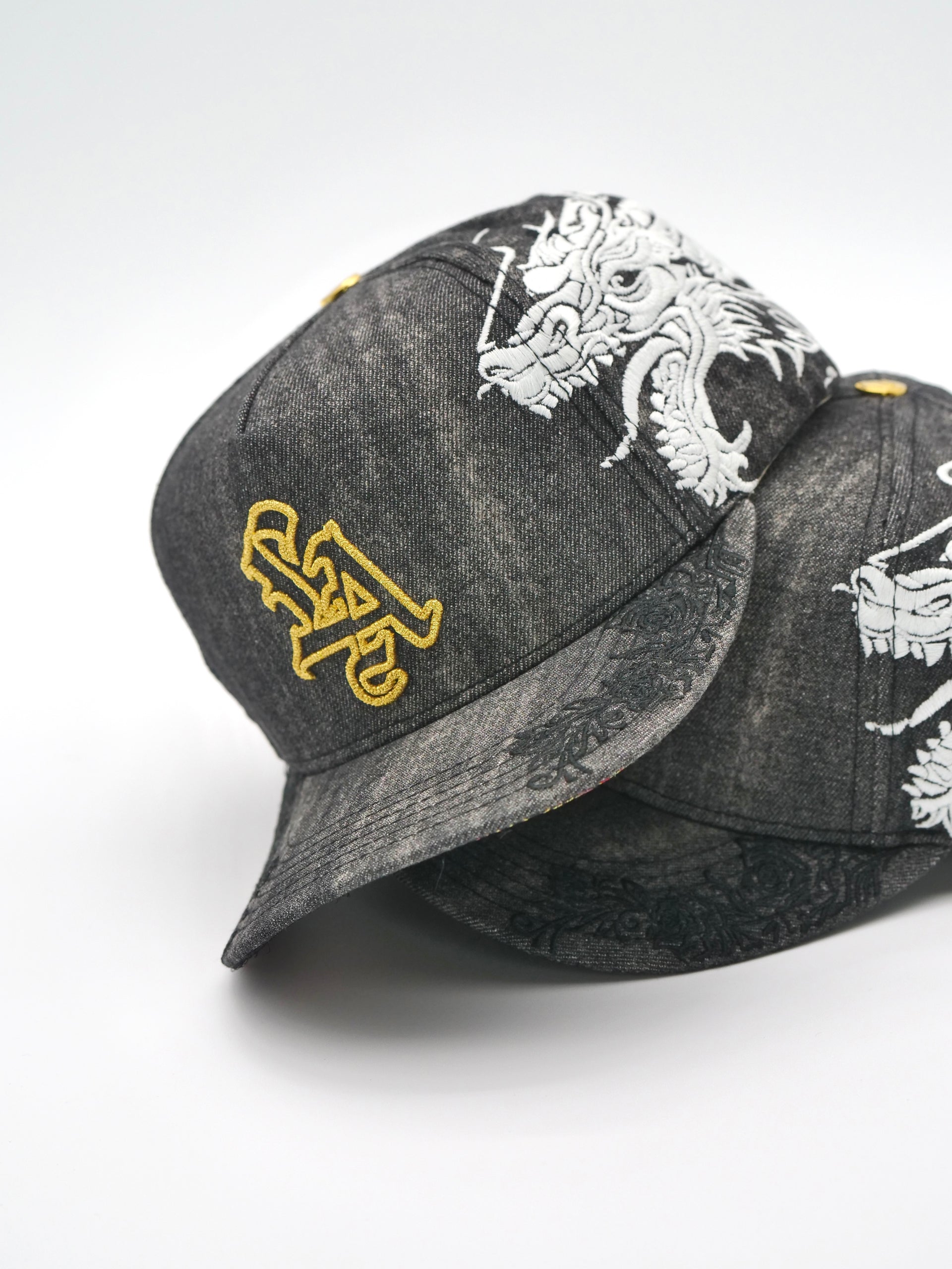 OG LA: Limitless Ambitions Snapback (Collector's Edition: Dragon Trilogy - Black Denim)