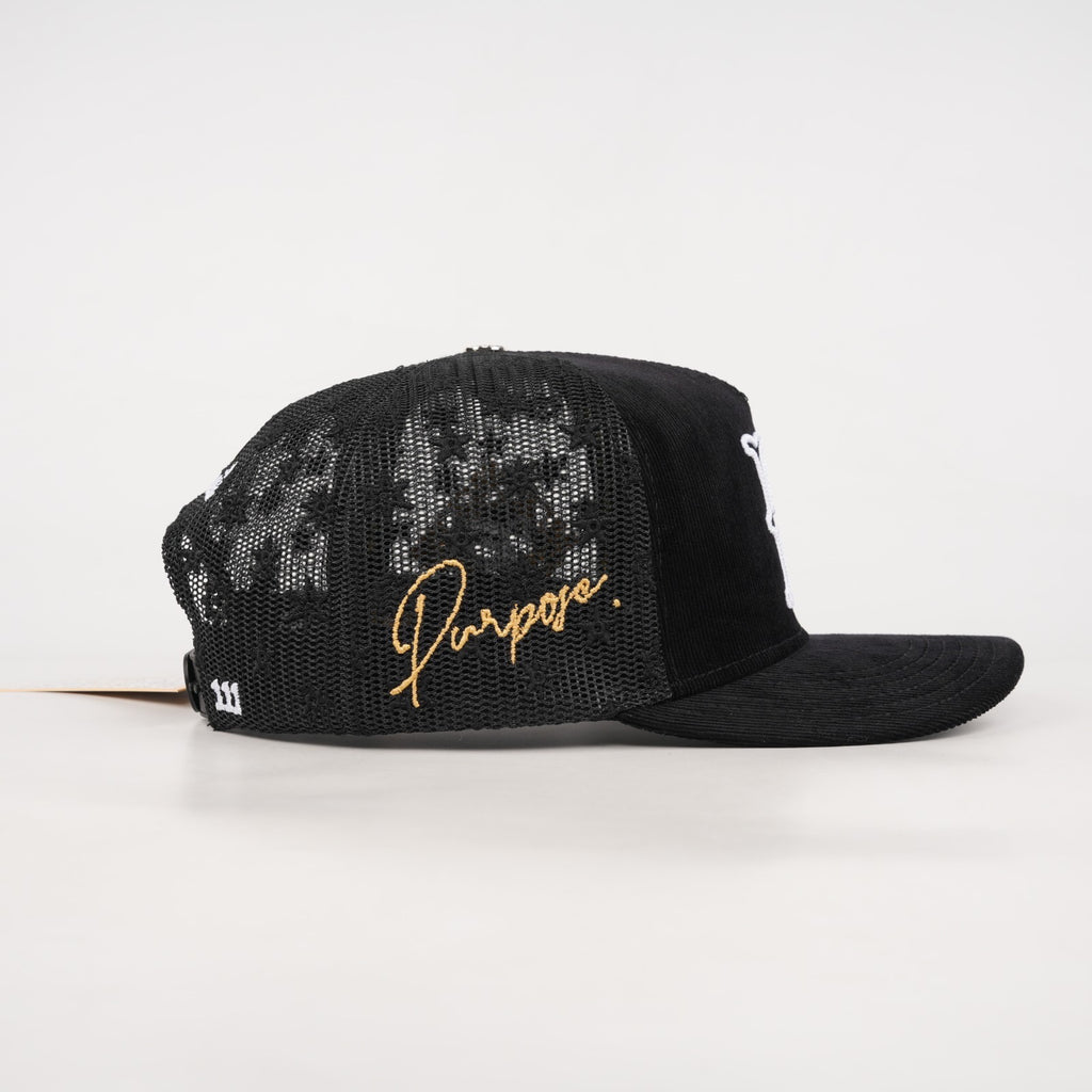 OG Hawai'i Snapback Trucker (Black Mesh)