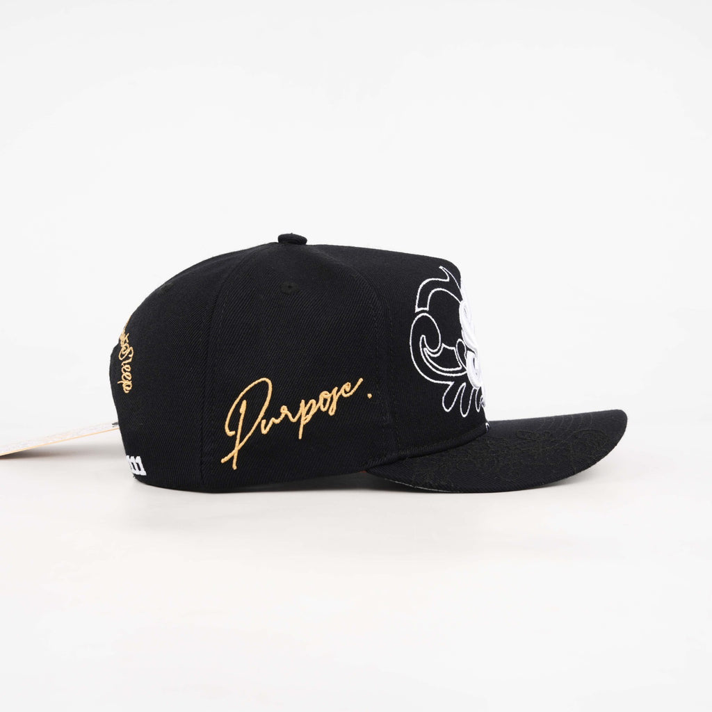OG SF: Strenght in Faith Snapback (Black Acrylic)