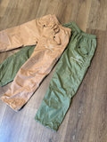 Nylon Parachute Pants (Olive)