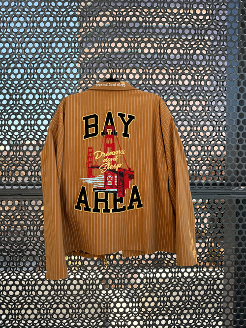 EazyLA x dvniel.luu Long-Sleeve Work Shirt Zip (Tan)