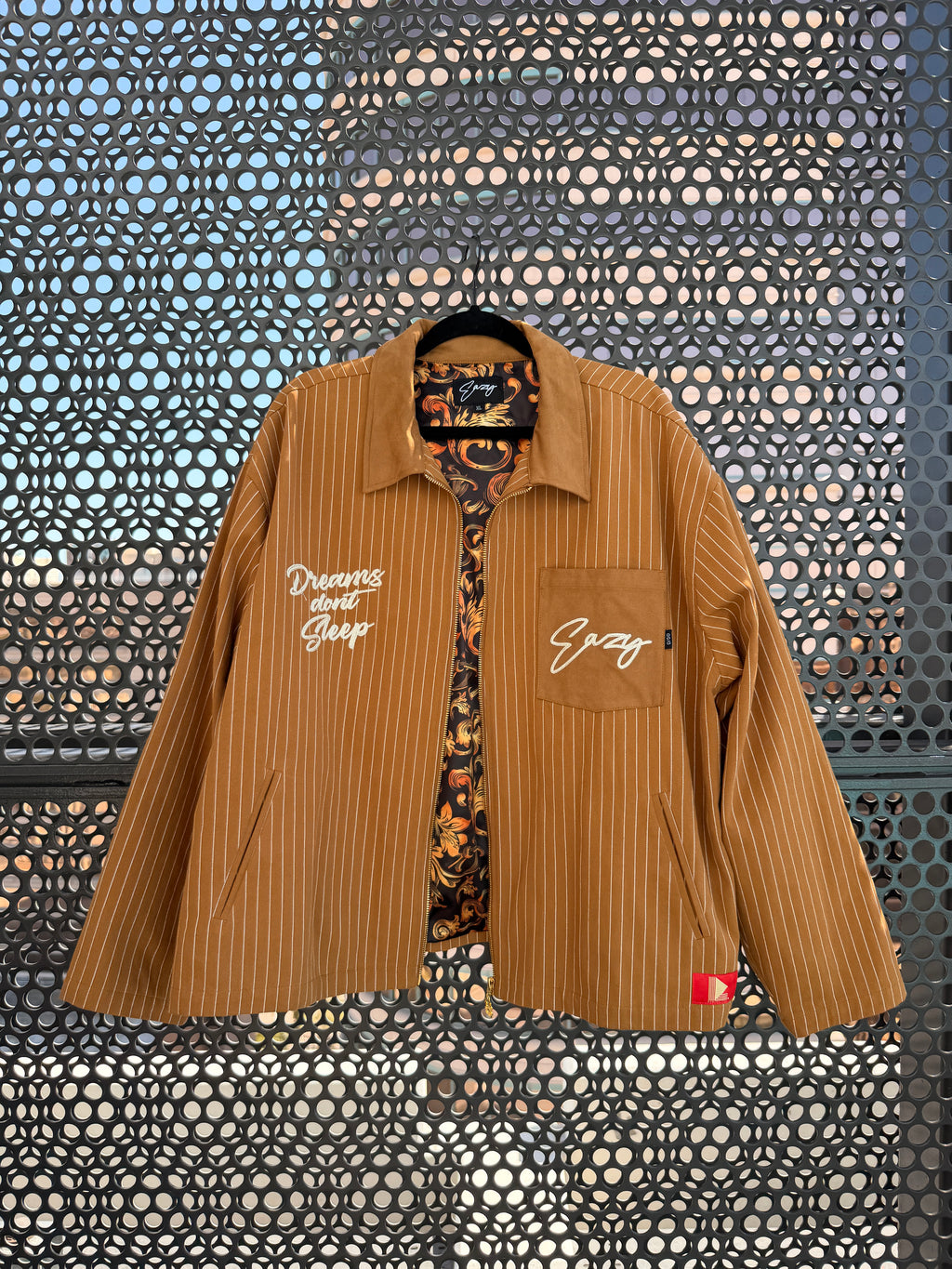 EazyLA x dvniel.luu Long-Sleeve Work Shirt Zip (Tan)