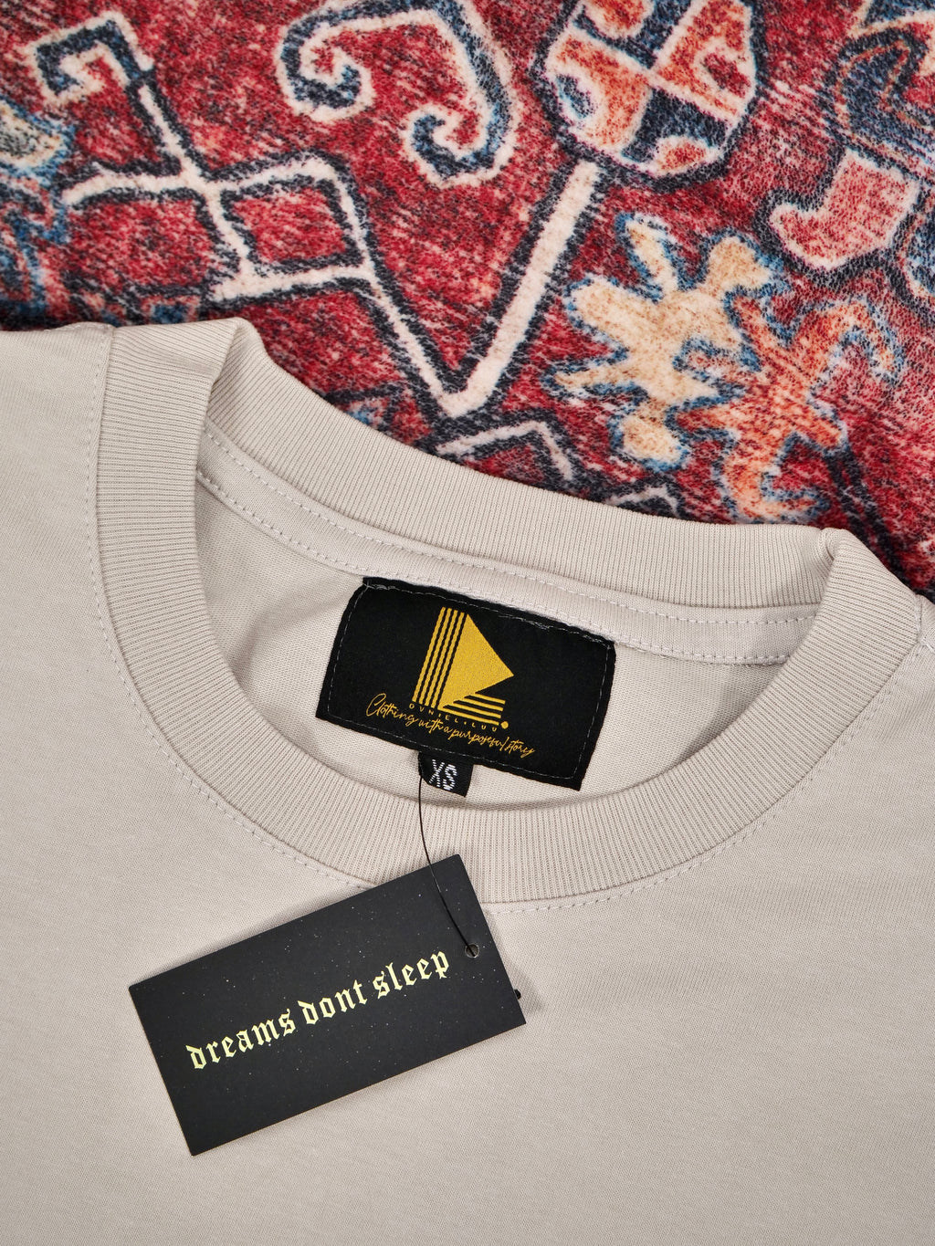 Heavyweight Drop Shoulder Tee (300+ GSM - Taupe/Sand)