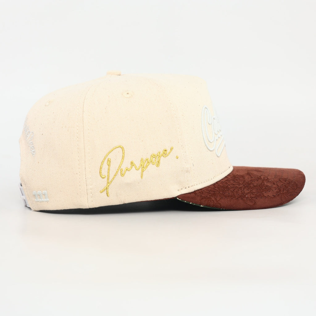 OG CA: Dreams on the West Snapback (Cream/Brown)