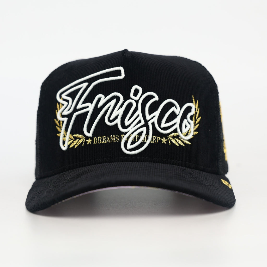 OG Frisco: The City that Made Me Trucker (Black Corduroy/Mesh)