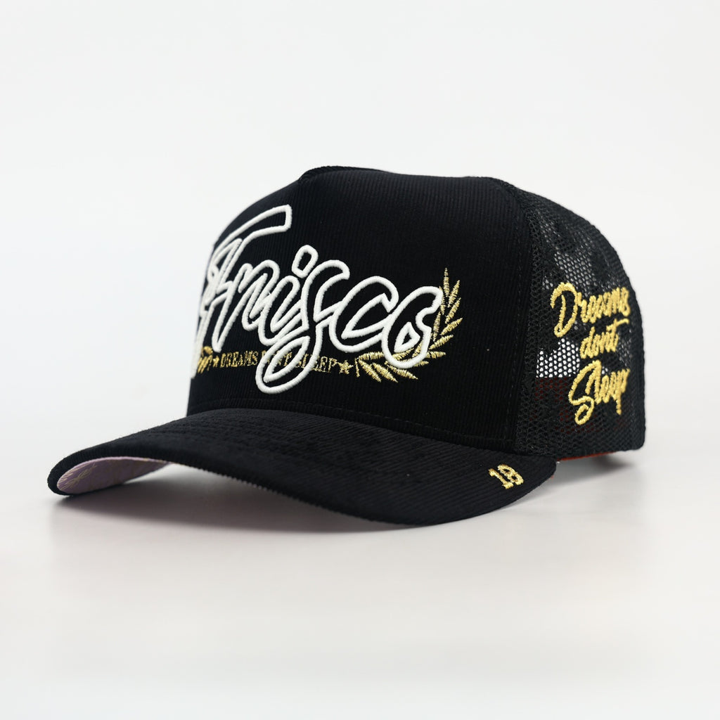 OG Frisco: The City that Made Me Trucker (Black Corduroy/Mesh)