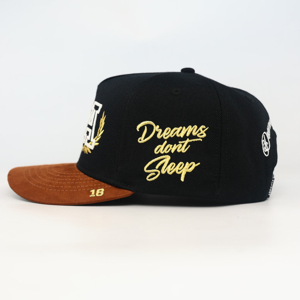 OG USA Snapback (Black/Tan)