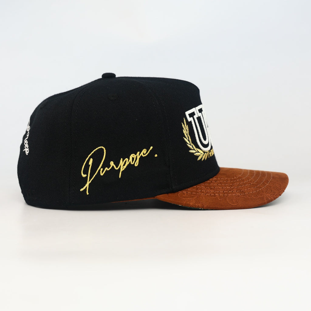 OG USA Snapback (Black/Tan)