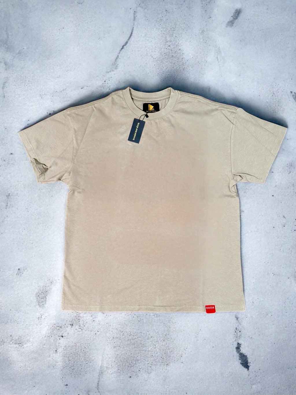 Heavyweight Drop Shoulder Tee (300+ GSM - Faded Olive)
