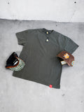Heavyweight Drop Shoulder Tee (400 GSM - Dark Green)