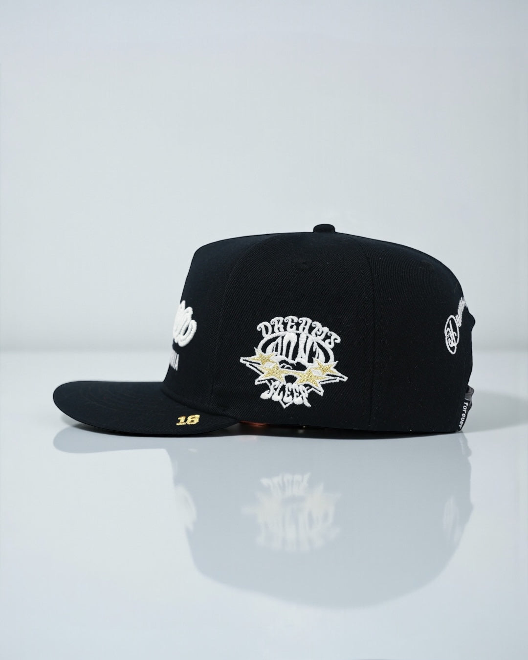 OG BA: From the Bay to the World Snapback (Black Acrylic Wool)