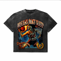 Vintage Graphic Tee (Flaming Dunk - Dark Charcoal)