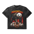 Vintage Graphic Tee (Panda Killer - Dark Charcoal)