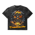 Vintage Graphic Tee (The Underworld Gates- Dark Charcoal)