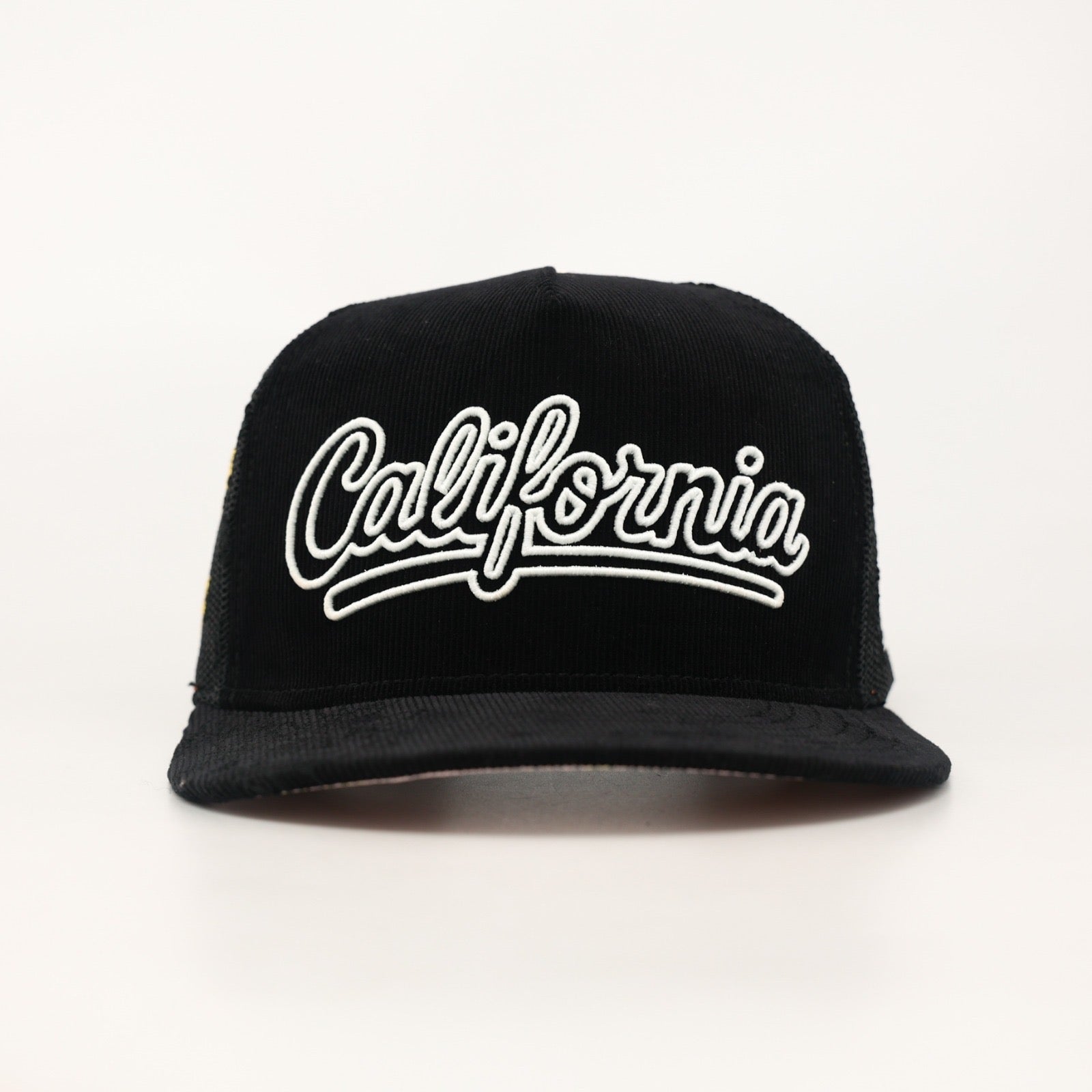 OG CA: Dreams on the West Trucker (Black Corduroy/Mesh)