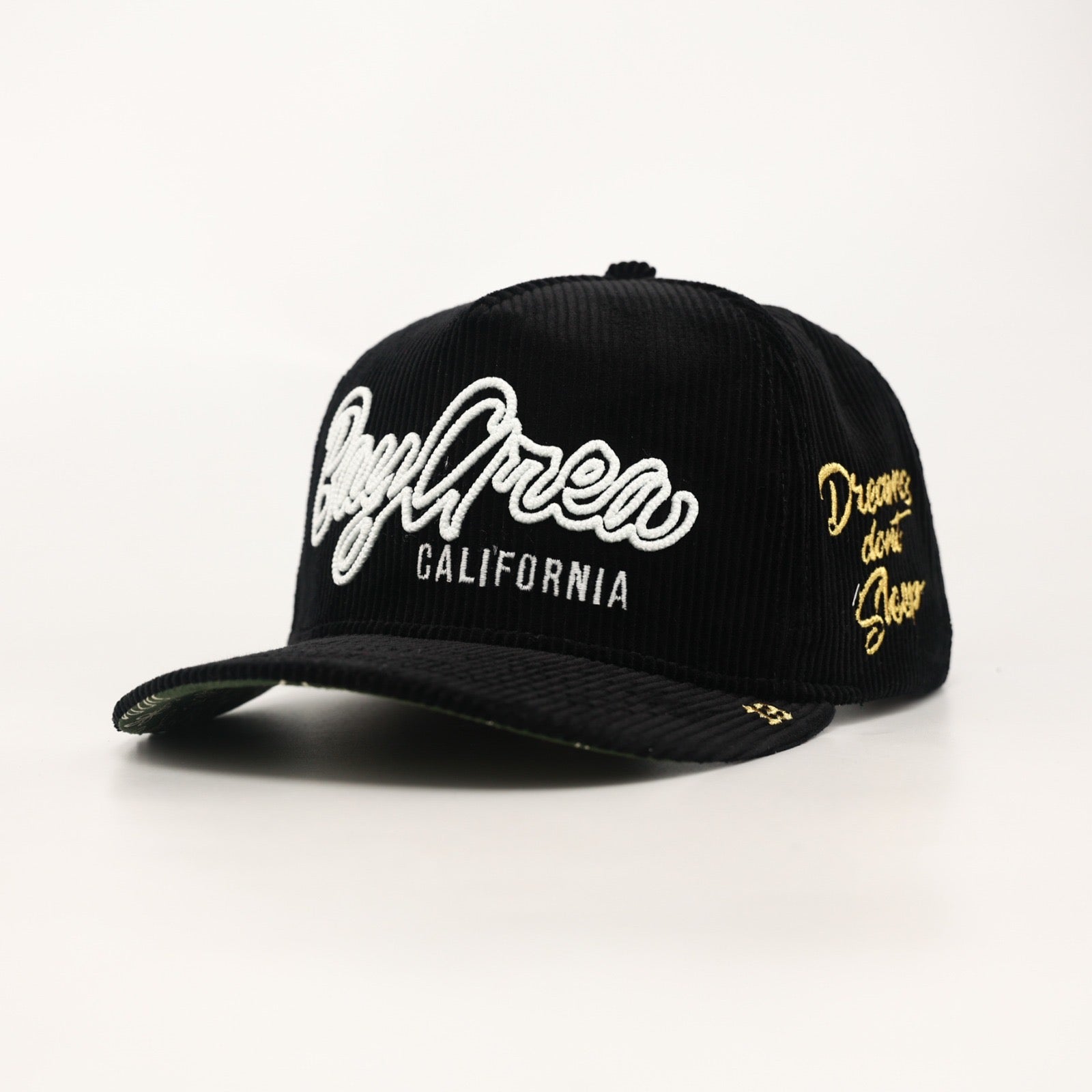 OG BA: From the Bay to the World Snapback (Black Corduroy)