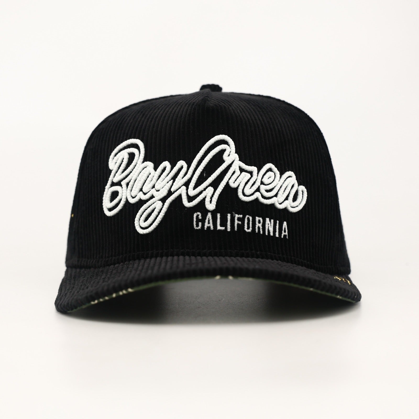 OG BA: From the Bay to the World Snapback (Black Corduroy)