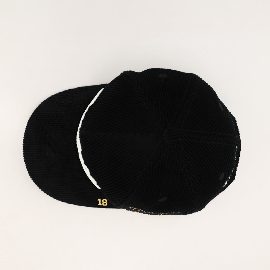 OG BA: From the Bay to the World Snapback (Black Corduroy)