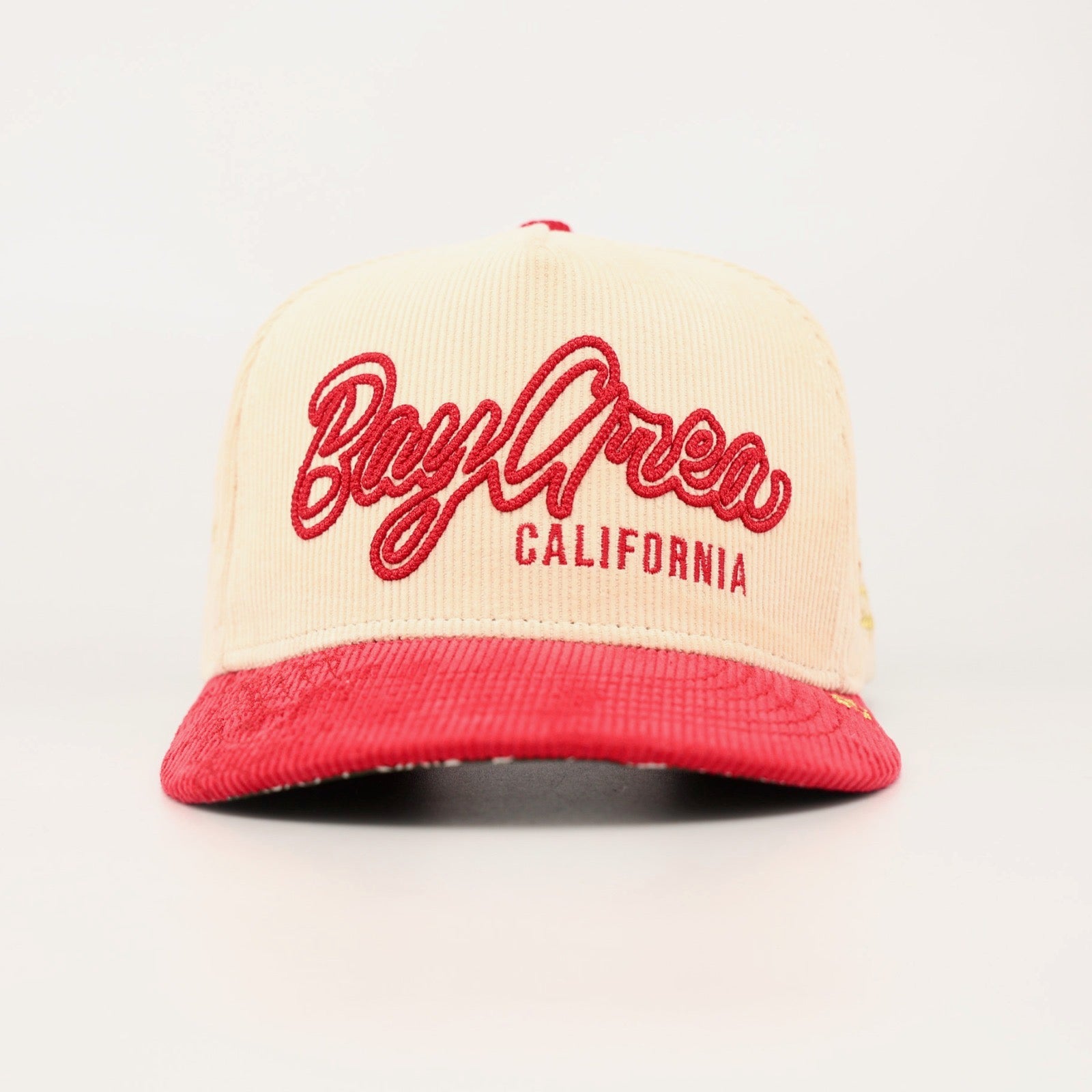 OG BA: From the Bay to the World Snapback (Cream/Red)