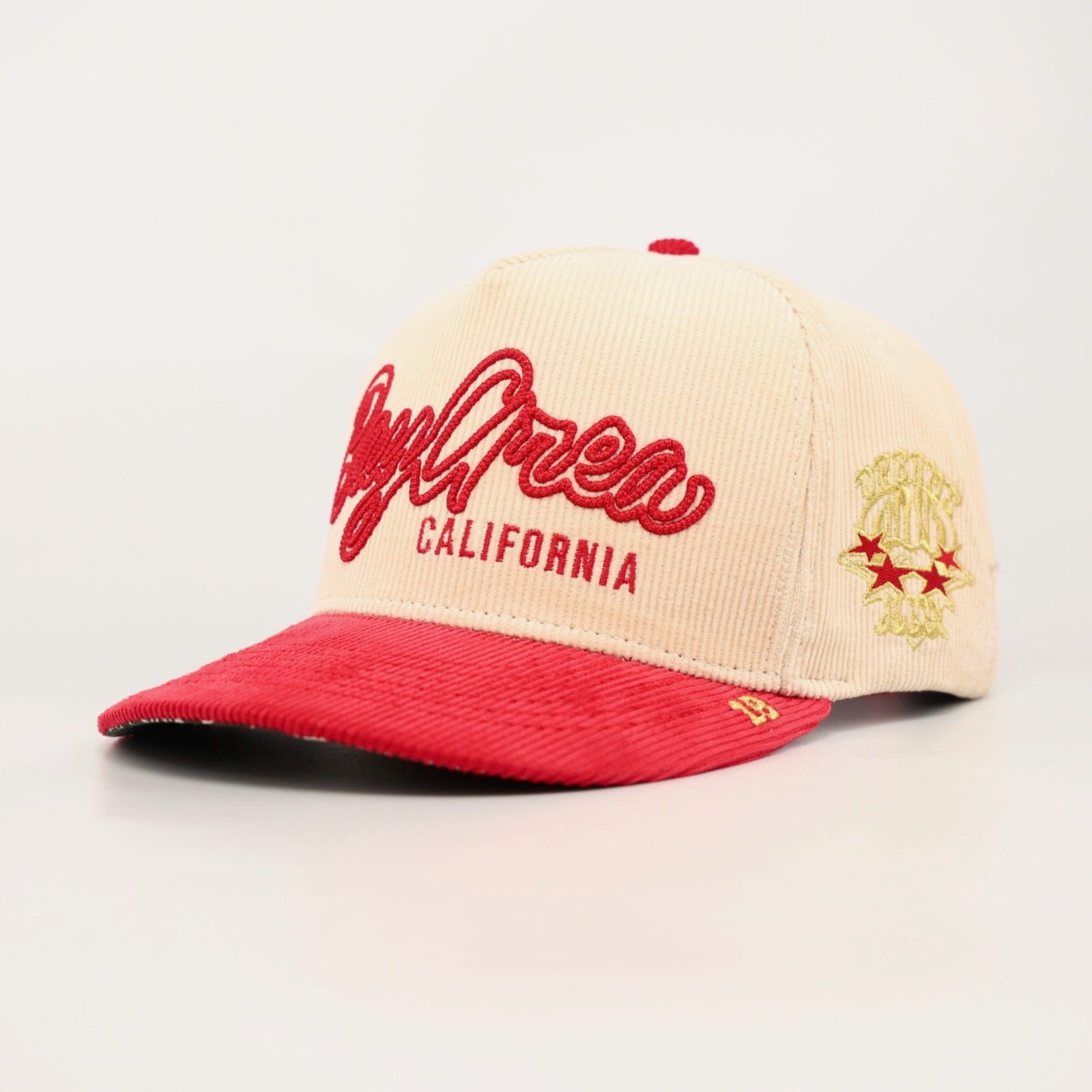 OG BA: From the Bay to the World Snapback (Cream/Red)