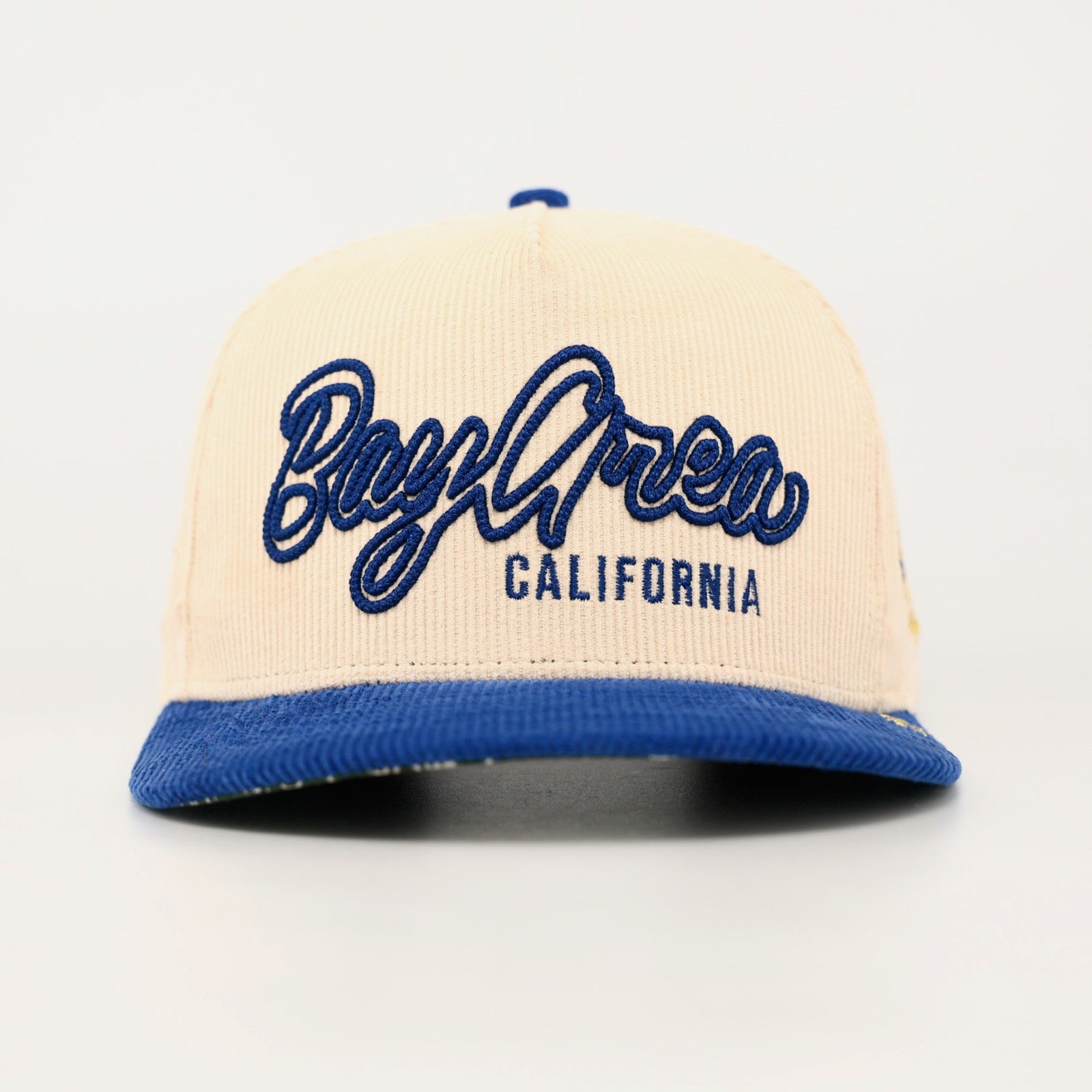 OG BA: From the Bay to the World Snapback (Cream/Blue)