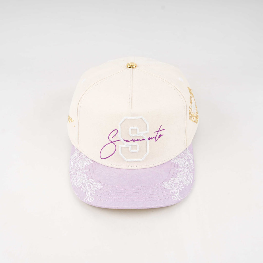 OG Sac Snapback (Cream/Lavender)