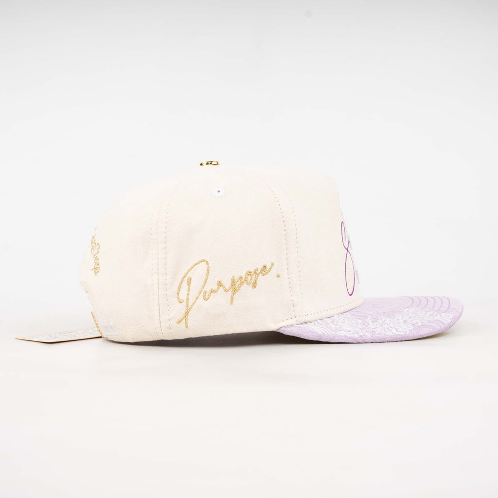 OG Sac Snapback (Cream/Lavender)