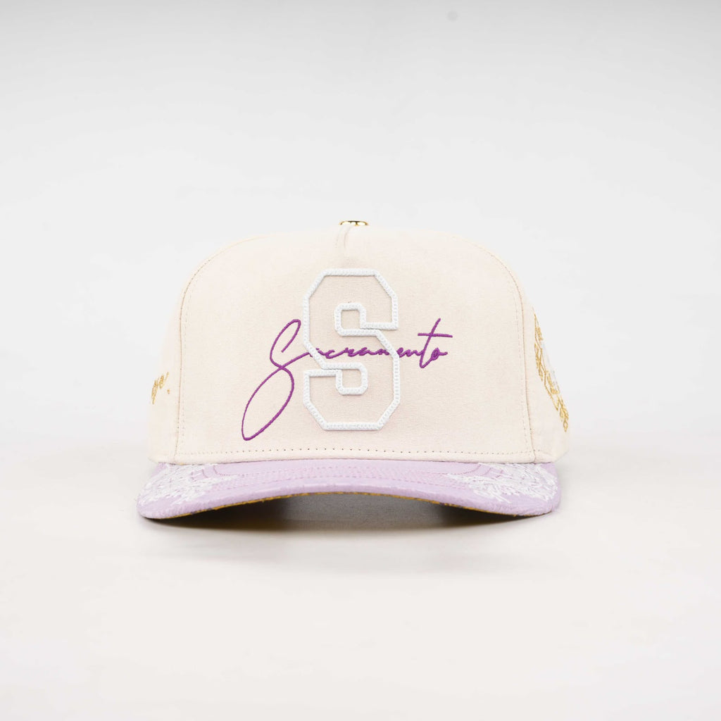 OG Sac Snapback (Cream/Lavender)
