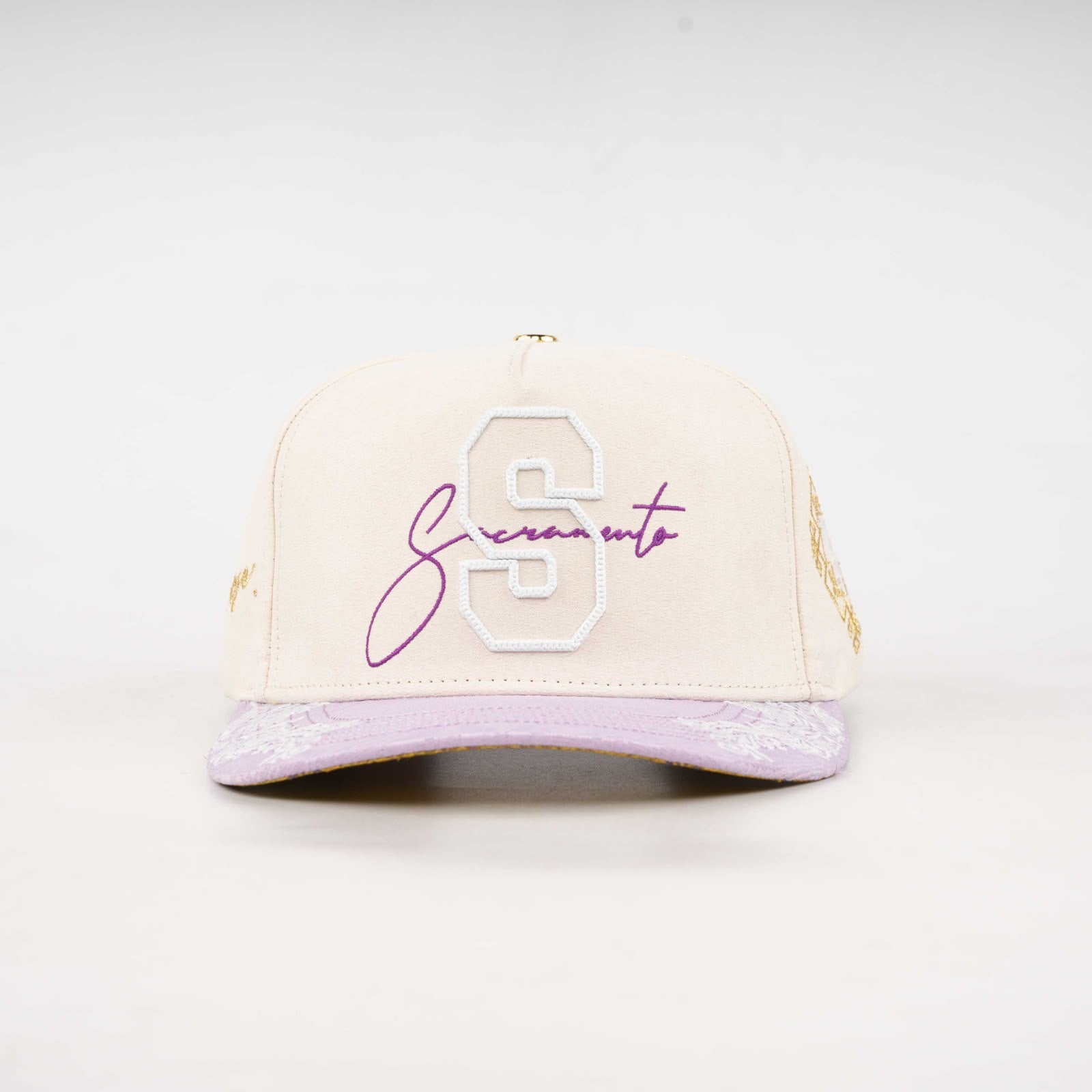 OG Sac Snapback (Cream/Lavender)