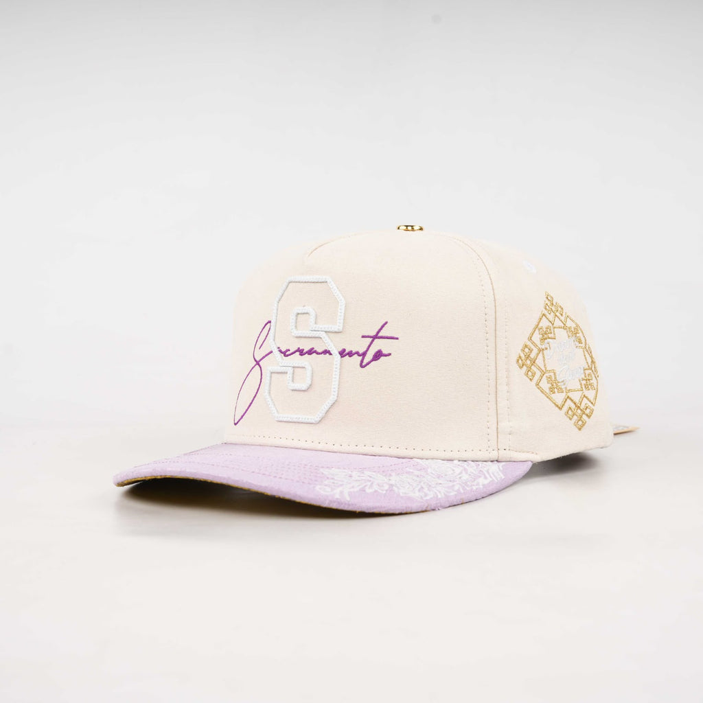 OG Sac Snapback (Cream/Lavender)