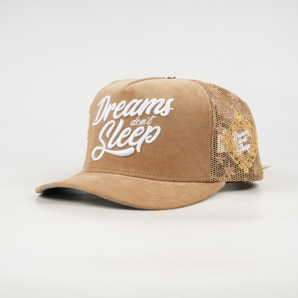 OG DDS: Dreams Don't Sleep Trucker (Tan/Mesh)