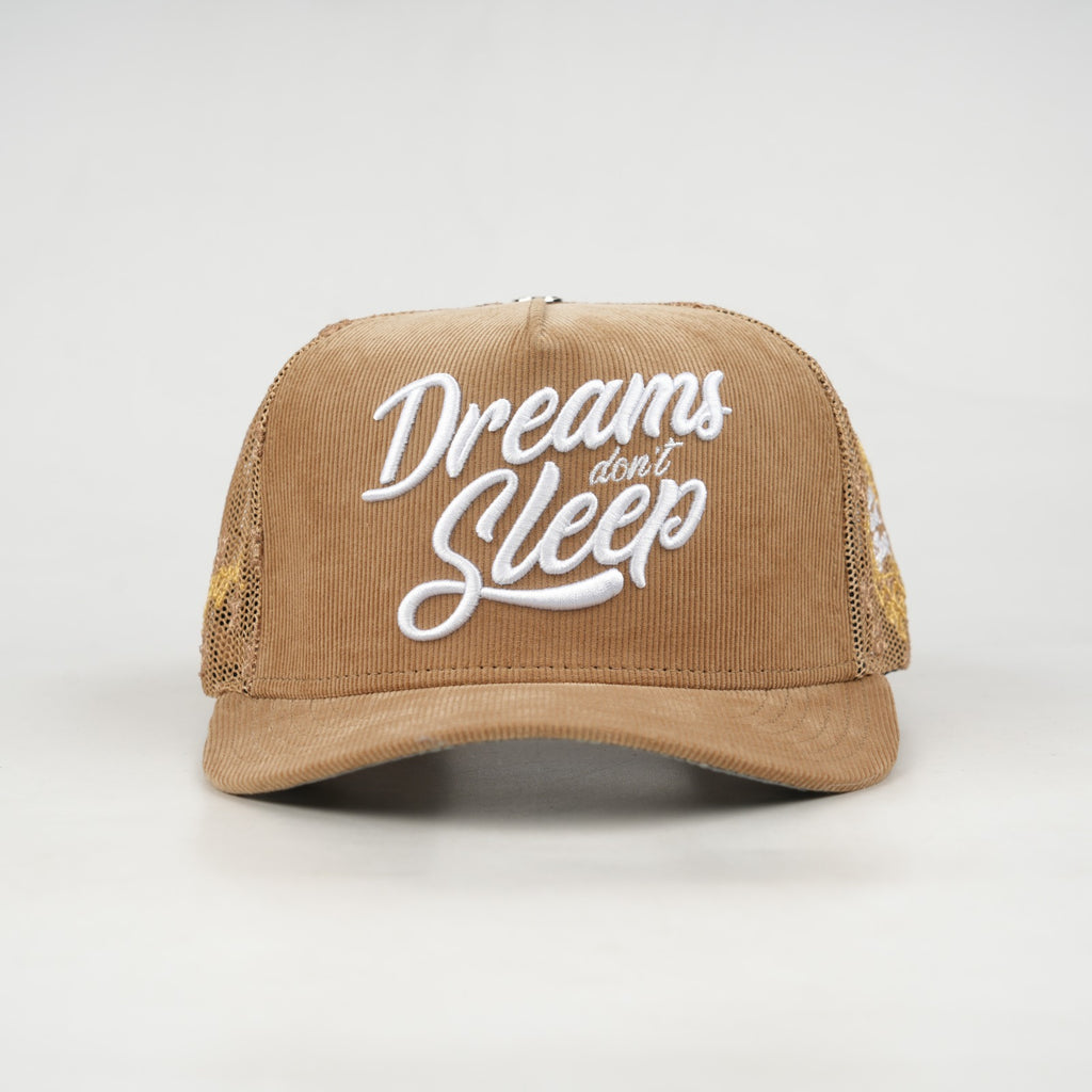 OG DDS: Dreams Don't Sleep Trucker (Tan/Mesh)