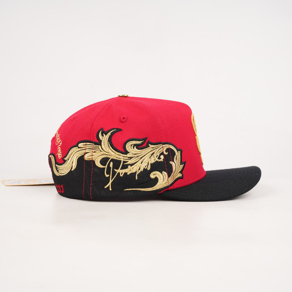 OG SJ: Serve with Joy Snapback (Red Monarch)