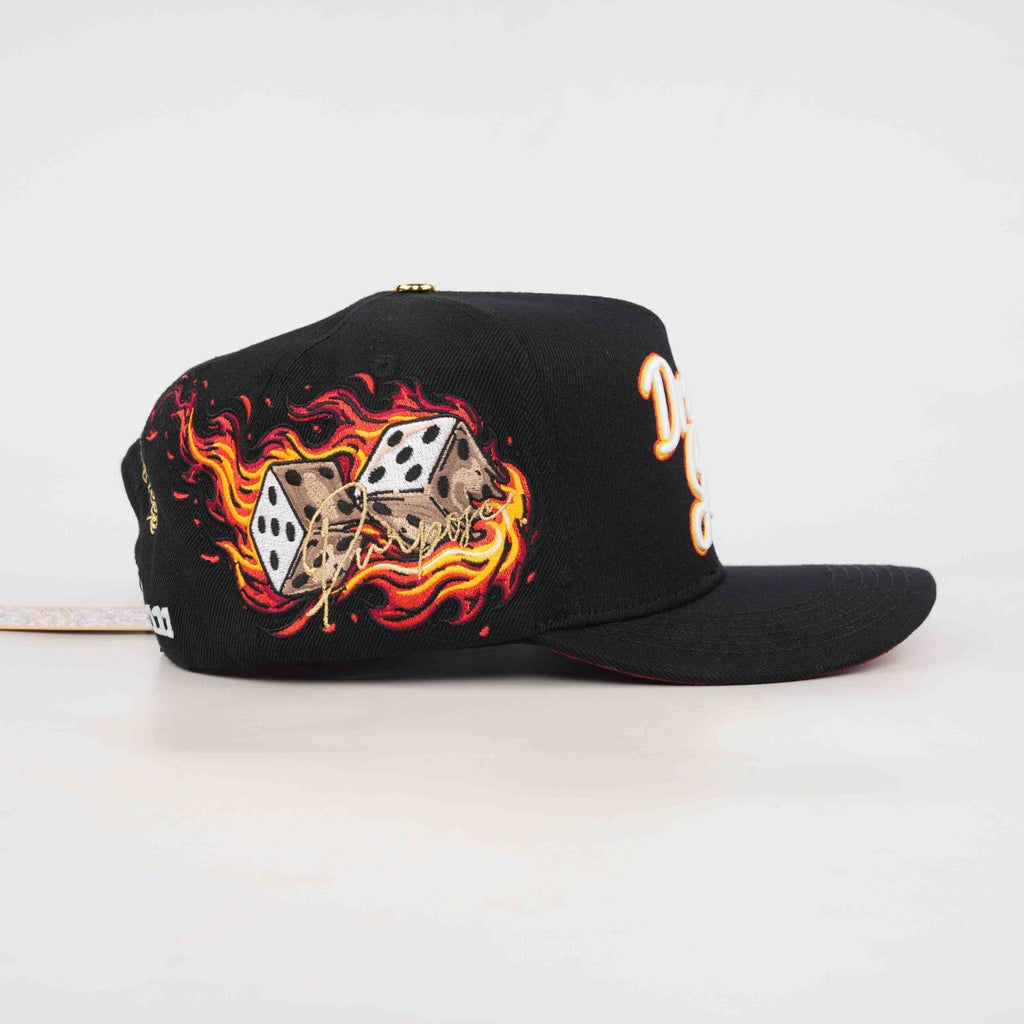 OG DDS: Dreams Don't Sleep Snapback (Flaming Dice)